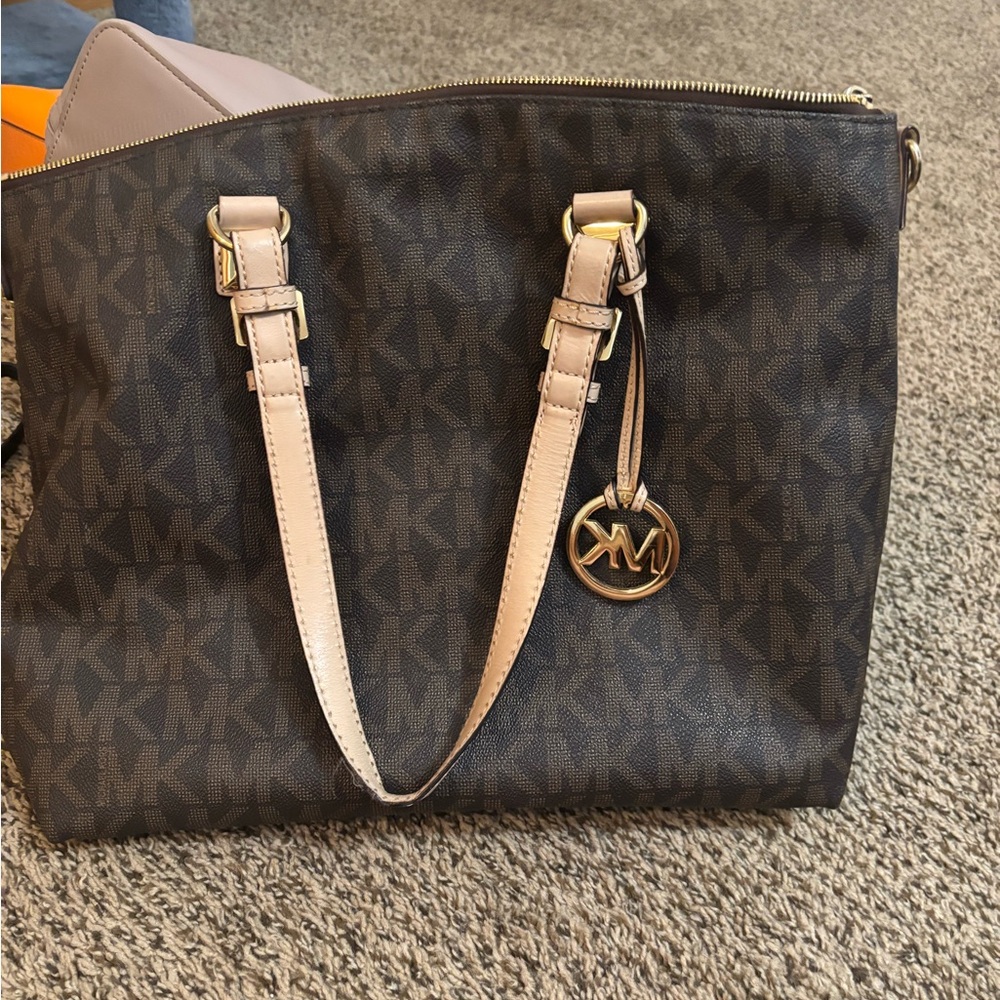 Michael Kors Dark Brown Signature Tote